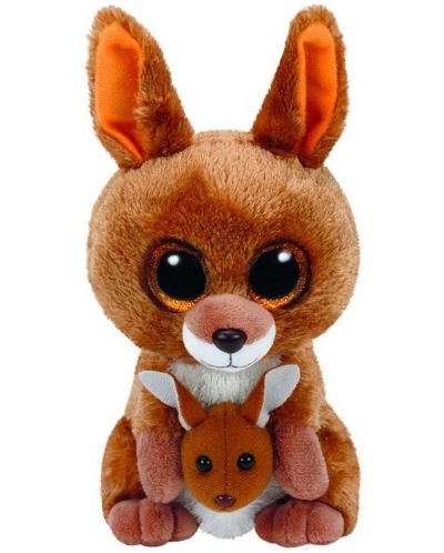 Плюшена играчка TY Toys Beanie Boos - Кенгуру Kipper, 15 cm - 1