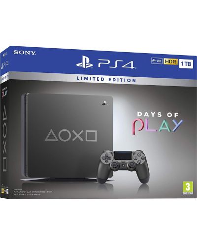 PlayStation 4 Slim 1TB - Days Of Play Limited Edition - 1