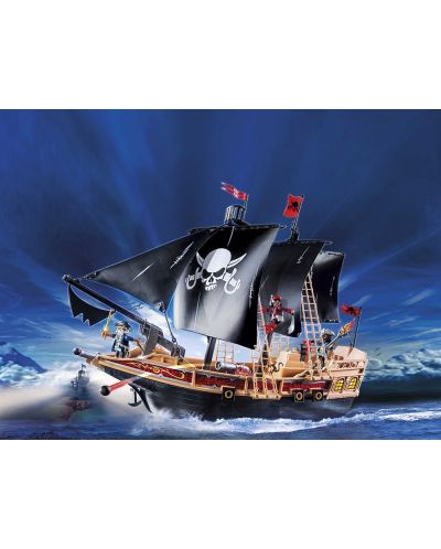 Конструктор Playmobil - Пиратски боен кораб - 3
