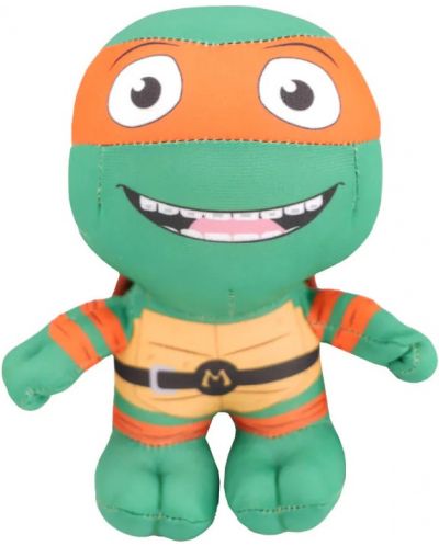 Плюшена играчка TMNT Mutant Mayhem - Michelangelo, 18 cm - 1