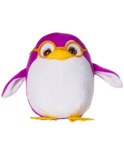 Плюшена играчка Fluffii - Пингвин с очила - 1