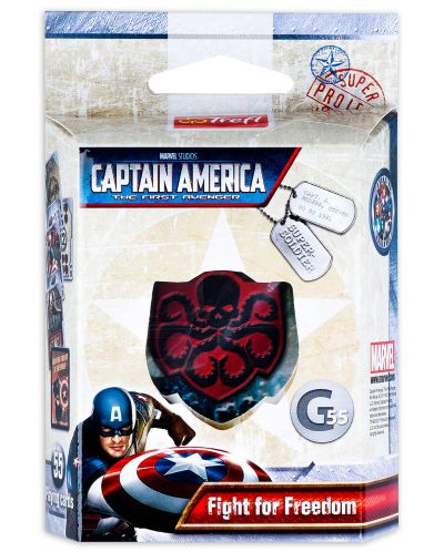 Детски карти за игра Trefl - Капитан Америка - 1