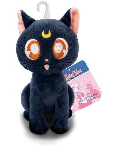 Плюшена фигура ABYstyle Animation: Sailor Moon - Luna, 15 cm - 4