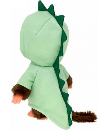 Плюшена играчка Monchhichi - Маймунка с костюм на динозавър - 2