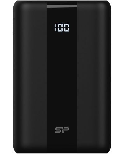 Портативна батерия Silicon Power - QX55, 30000 mAh, черна - 1