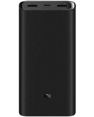 Портативна батерия Xiaomi - Mi 50W, 20000 mAh, черна - 1