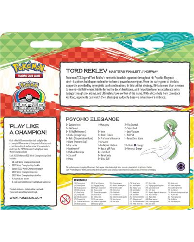 Pokemon TCG: 2023 World Championships Deck - Tord Reklev - 2