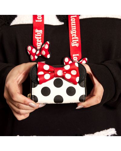 Портфейл за карти Loungefly Disney: Mickey Mouse - Minnie Mouse (Rock The Dots) - 5