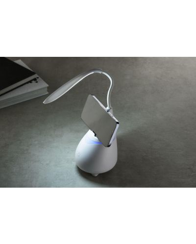 Портативна колонка Cellularline - Desk Light, бяла  - 4