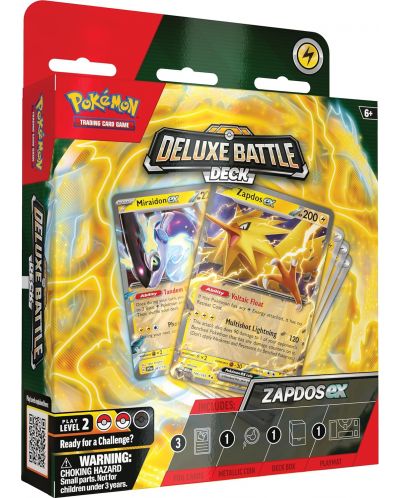 Pokemon TCG: Deluxe Battle Deck - Zapdos ex - 1