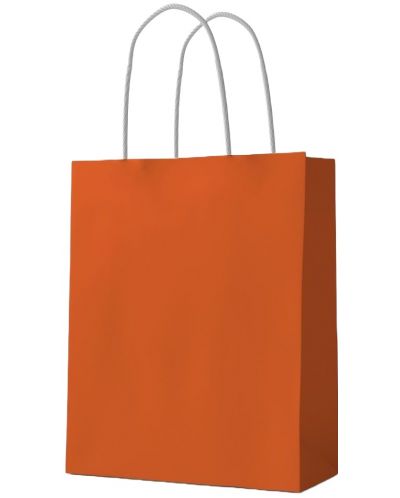 Подаръчна торба S. Cool - крафт, оранжева, L - 1