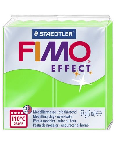 Полимерна глина Staedtler Fimo - Effect, 57g, зелена - 1