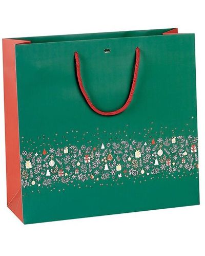 Подаръчна торбичка Giftpack - Коледен мотив, 35 х 13 х 33 cm. - 1