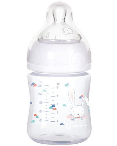 Полипропиленова бутилка Bebe Confort - Emotion, Sweet Bunny, 150 ml - 1