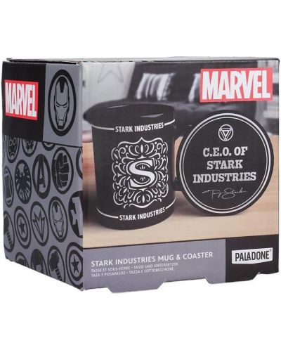 Подаръчен комплект Paladone Marvel: Stark Industries - Logo - 5