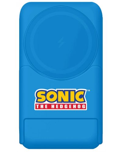 Портативна батерия OTL Technologies - Sonic Pop, 5000 mAh, синя - 1