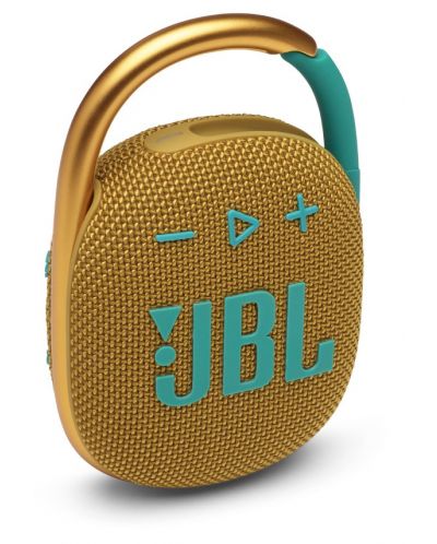 Портативна колонка JBL - Clip 4, жълта - 2