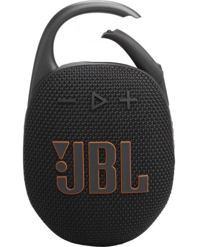 Портативна колонка JBL - Clip 5, черна - 2