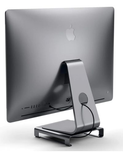 Поставка и хъб Satechi - Aluminum, за iMac, сив - 4