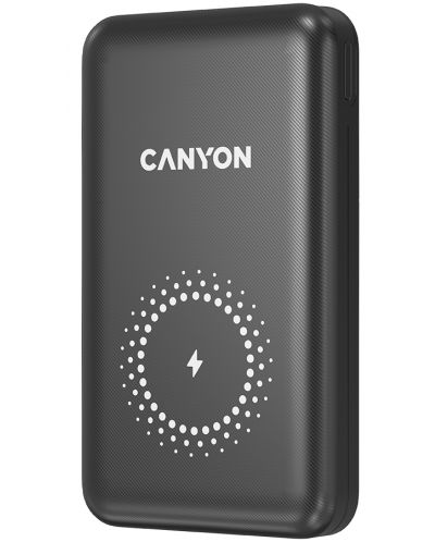 Портативна батерия Canyon - PB-1001 Magsafe, 10000 mAh, черна - 1