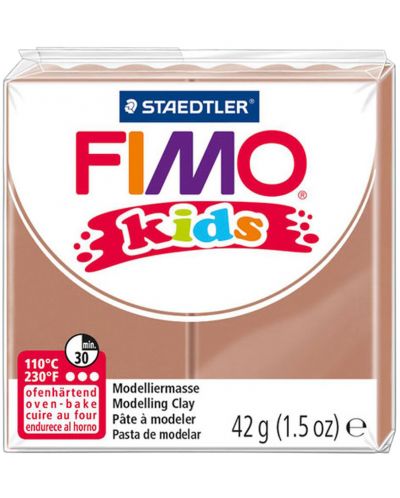 Полимерна глина Staedtler Fimo Kids - Светлокафява - 1