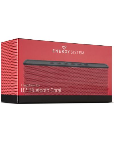 Портативна колонка Energy Sistem - Music Box B2 Bluetooth, coral - 6