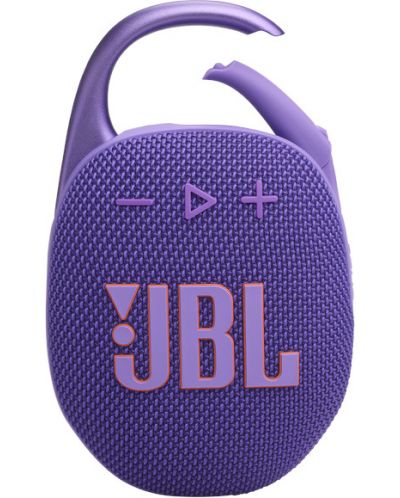 Портативна колонка JBL - Clip 5, лилава - 2