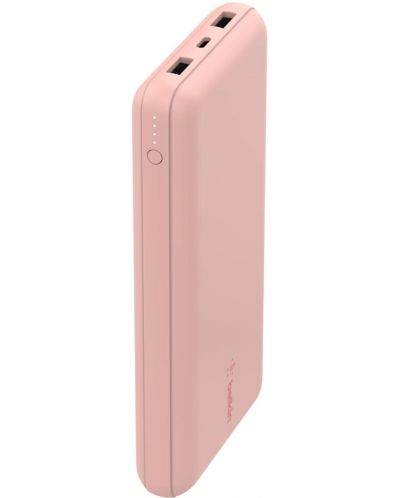 Портативна батерия Belkin - Boost Charge, 20000 mAh, кабел USB-C, розова - 1