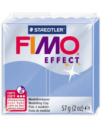 Полимерна глина Staedtler Fimo Effect - 57g, синя - 1