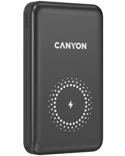 Портативна батерия Canyon - PB-1001 Magsafe, 10000 mAh, черна - 2
