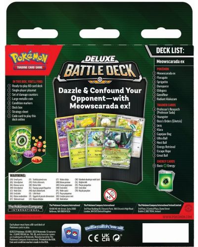 Pokemon TCG: Deluxe Battle Deck - Meowscarada Ex - 2