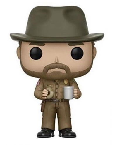 Фигура Funko Pop! Television: Stranger Things - Hopper with Donut, #512 - 1