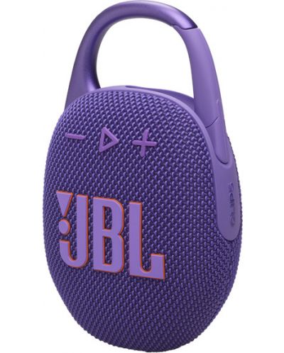 Портативна колонка JBL - Clip 5, лилава - 7