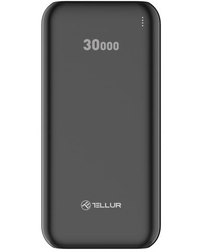 Портативна батерия Tellur - PBC303, 30000 mAh, черна - 1
