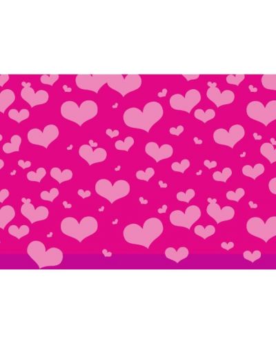 Подаръчна хартия Susy Card - Розови сърца, 70 x 200 cm - 1