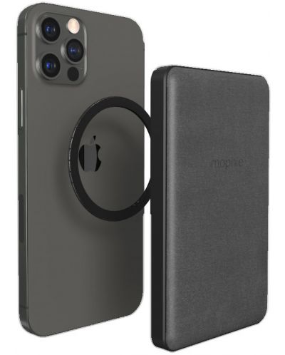 Портативна батерия mophie - Snap Plus Juicepack mini, 5000 mAh, черна - 2