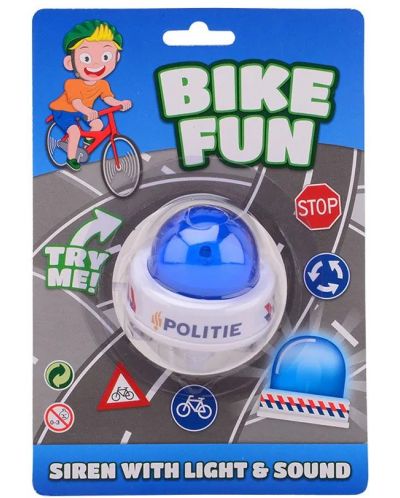 Полицейска сирена за велосипед Johntoy - 1