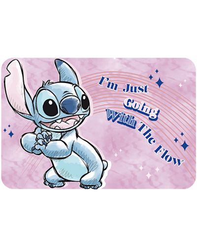 Подложка за бюро Disney - Stitch, розова - 1