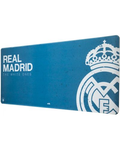 Подложка за мишка Erik - Real Madrid, XL, мека, синя/бяла - 1