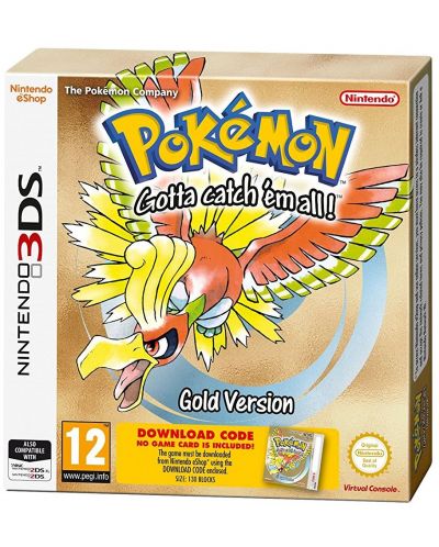 Pokemon Gold - код в кутия (Nintendo 3DS) - 1