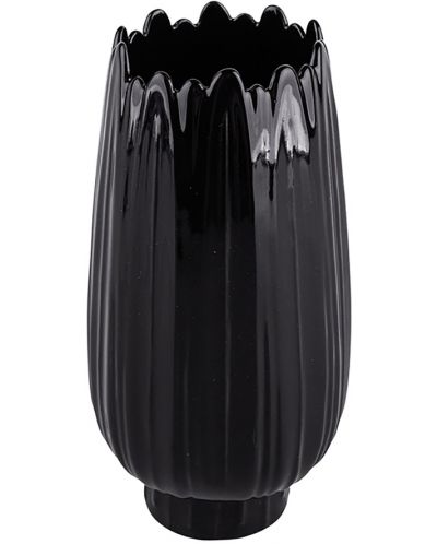 Порцеланова ваза ADS -Черна, 9.5 х 9.5 х 19 cm - 2