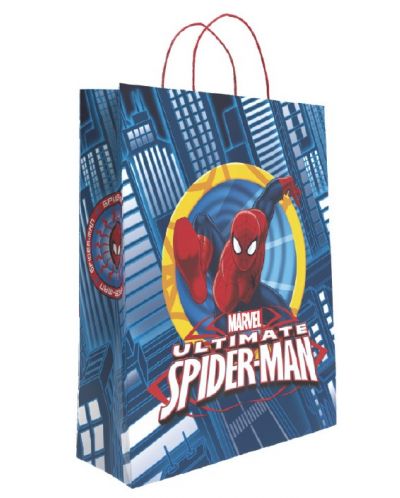 Подаръчна торбичка S. Cool - Ultimate Spider-Man, тъмносиня, XL - 1