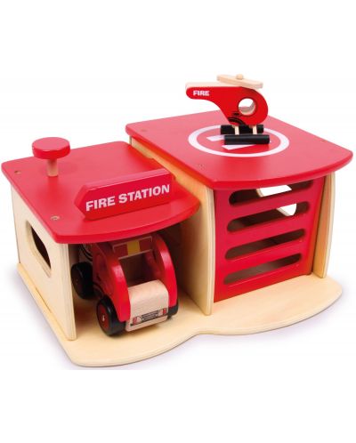 Игрален комплект Legles Small Foot Design - Пожарна станция - 2
