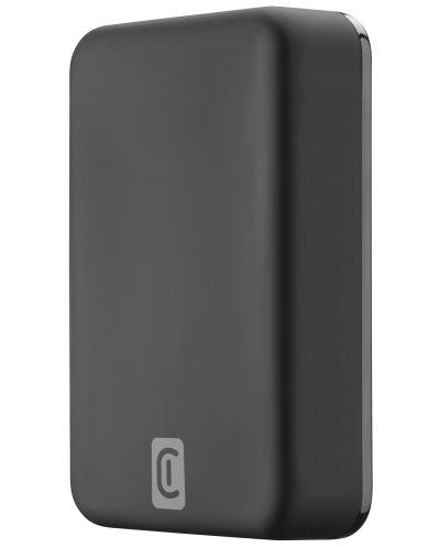 Портативна батерия Cellularline - MagSafe, 10000 mAh, черна - 1