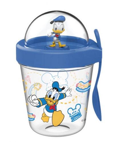 Комплект чаша и фигурка за игра Disney - Доналд Дък - 1