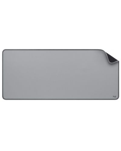 Подложка за мишка Logitech - Desk Mat Studio Series, XL, мека, сива - 3