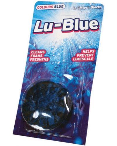 Почистваща таблетка Lu Blue - WC, 1 брой, синя - 1