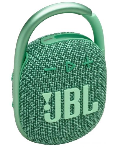 Портативна колонка JBL - Clip 4 Eco, зелена - 3