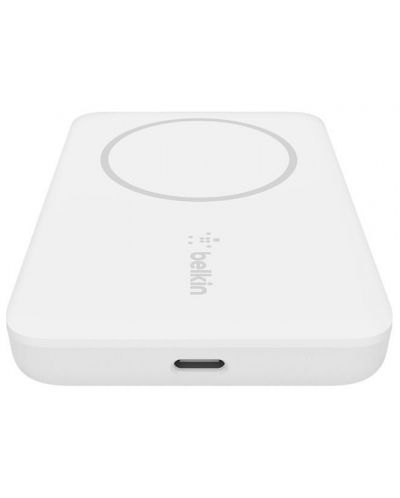 Портативна батерия Belkin - BoostCharge MagSafe, 2500 mAh, бяла - 2