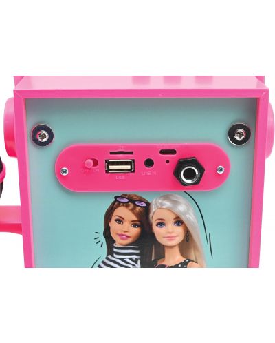 Портативна колонка Lexibook - Barbie BTP180BBZ, розова - 4